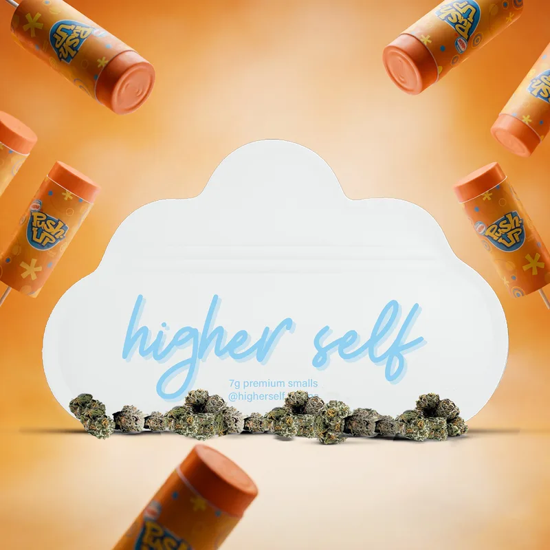 Higher Self | Orange Push Pop | Premium Smalls | Hybrid |